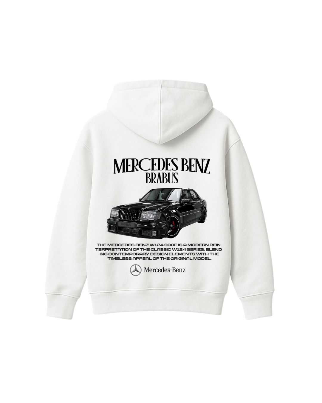 MERCEDES-BENZ WHITE HOODIE