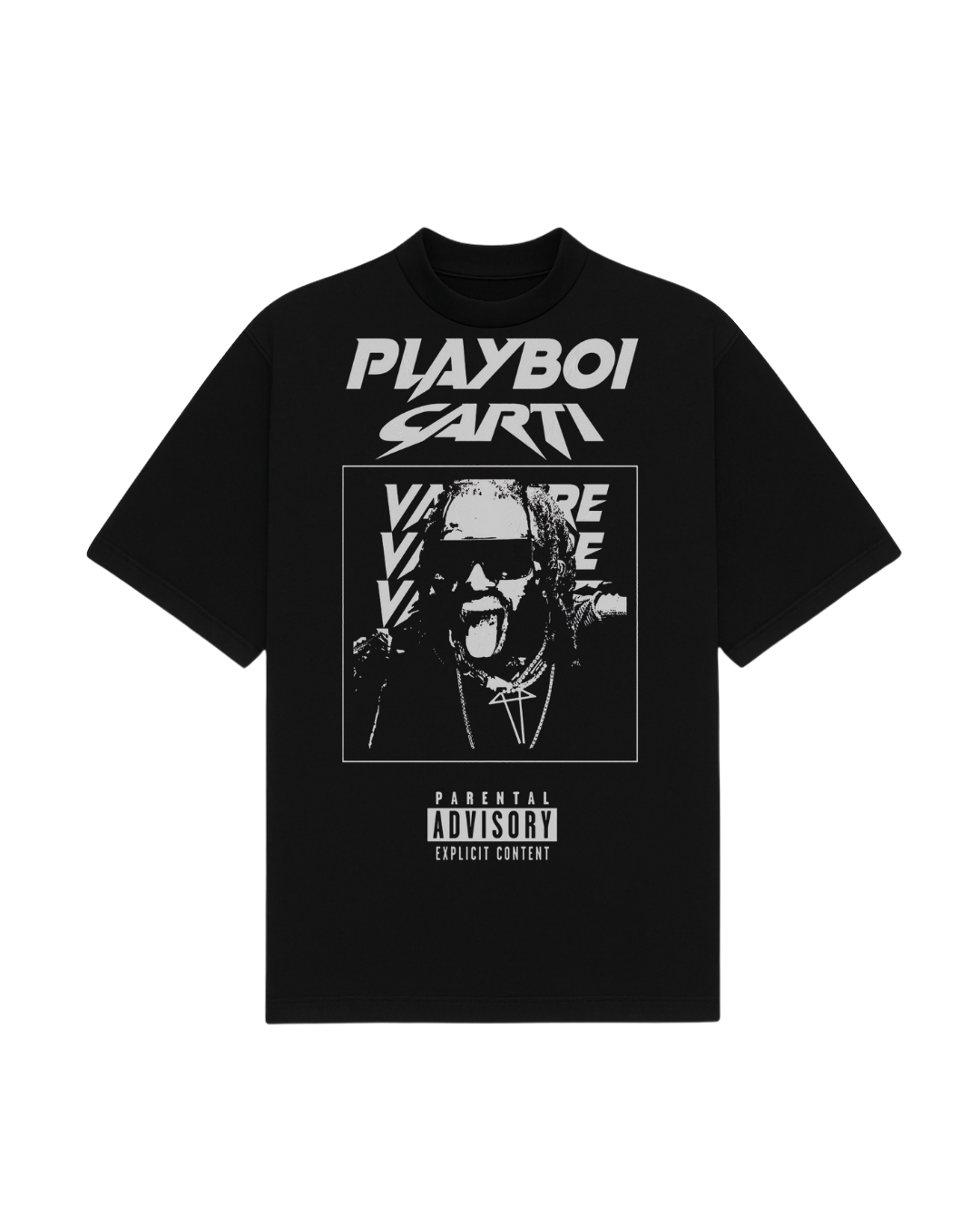 PLAYBOI CARTI VAMP T-SHIRT - BLACK