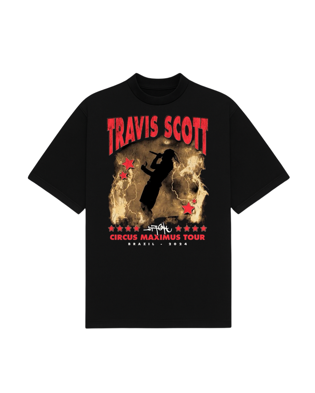 CIRCUS MAXIMUS TOUR T-SHIRT - BLACK