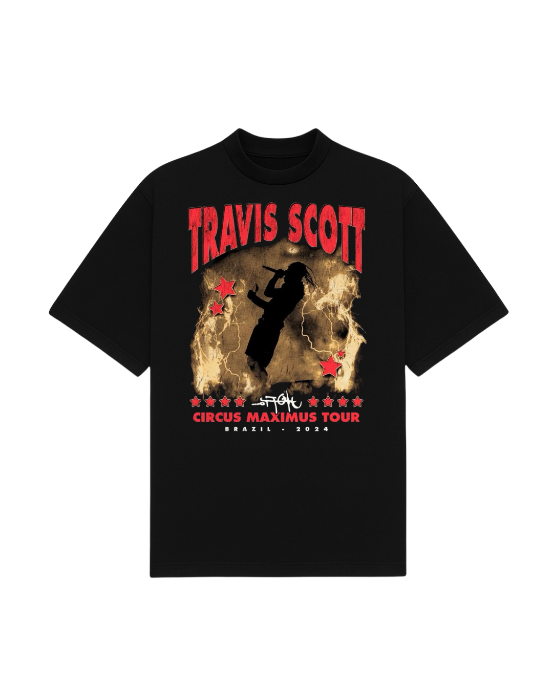 CIRCUS MAXIMUS TOUR T-SHIRT - BLACK