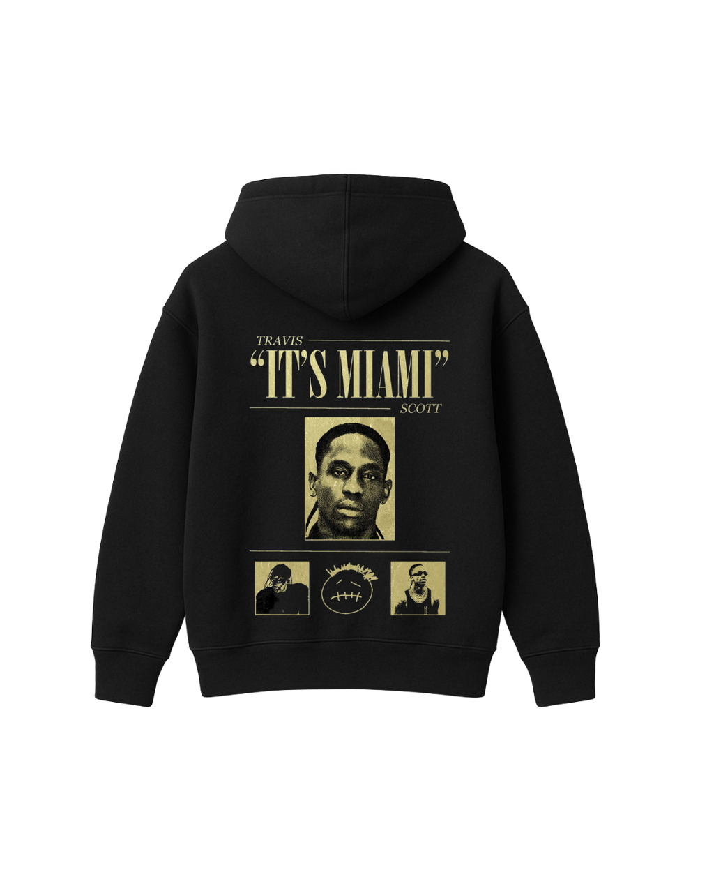 IT'S MIAMI HOODIE - BLACK