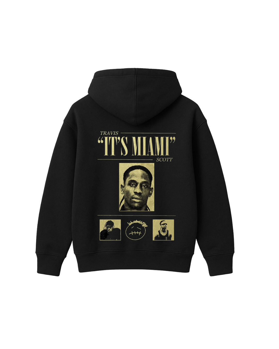 IT'S MIAMI HOODIE - BLACK