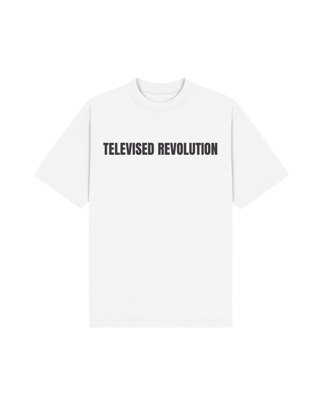 TELEVISED REVOLUTION GRAPHIC T-SHIRT - WHITE
