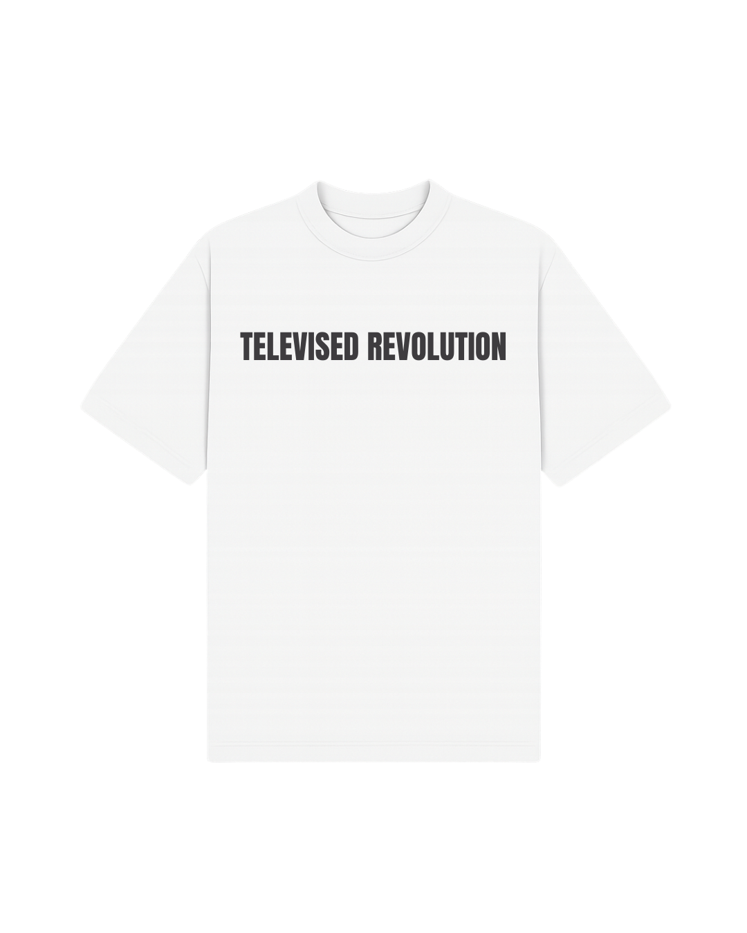TELEVISED REVOLUTION GRAPHIC T-SHIRT - WHITE