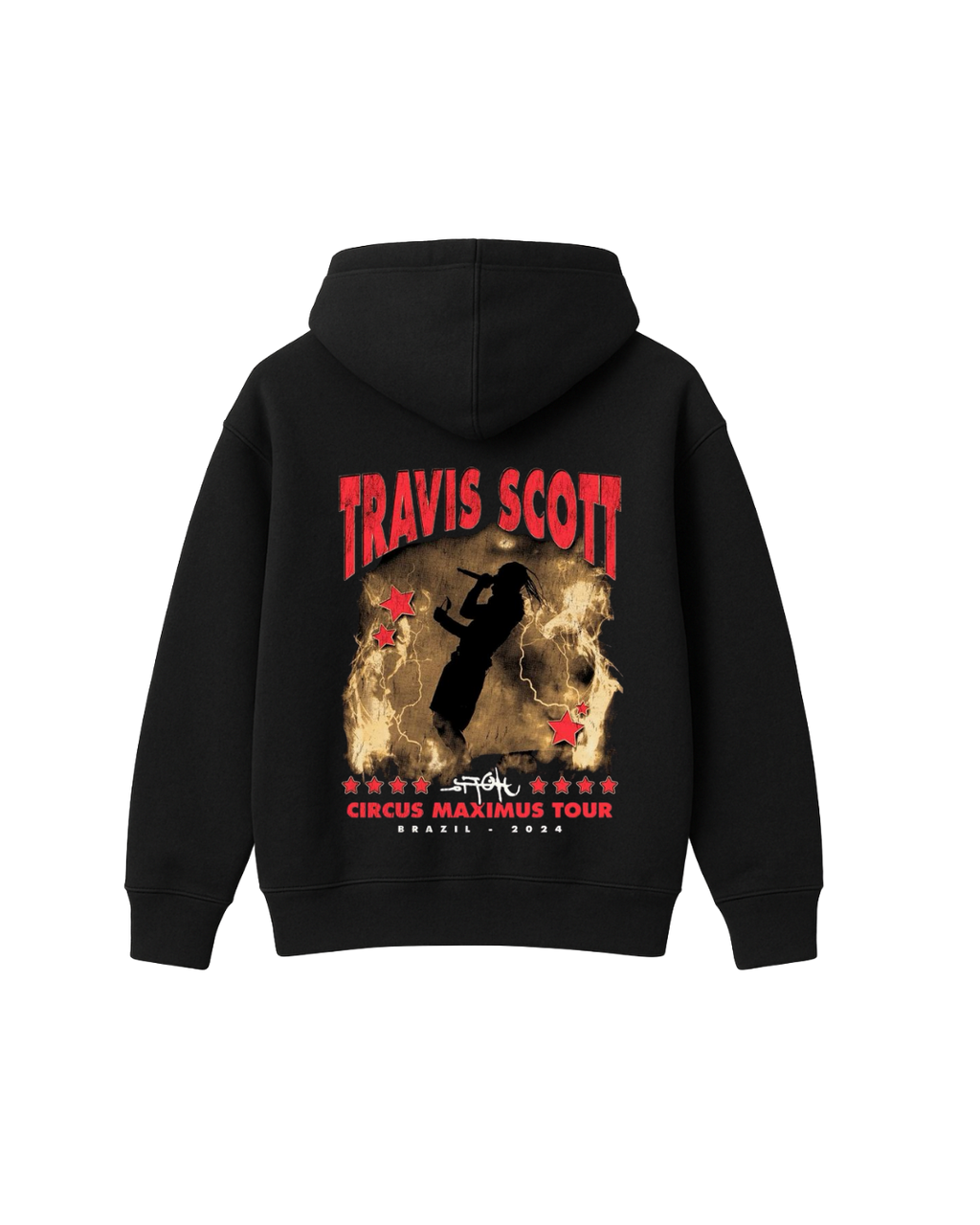CIRCUS MAXIMUS TOUR HOODIE - BLACK