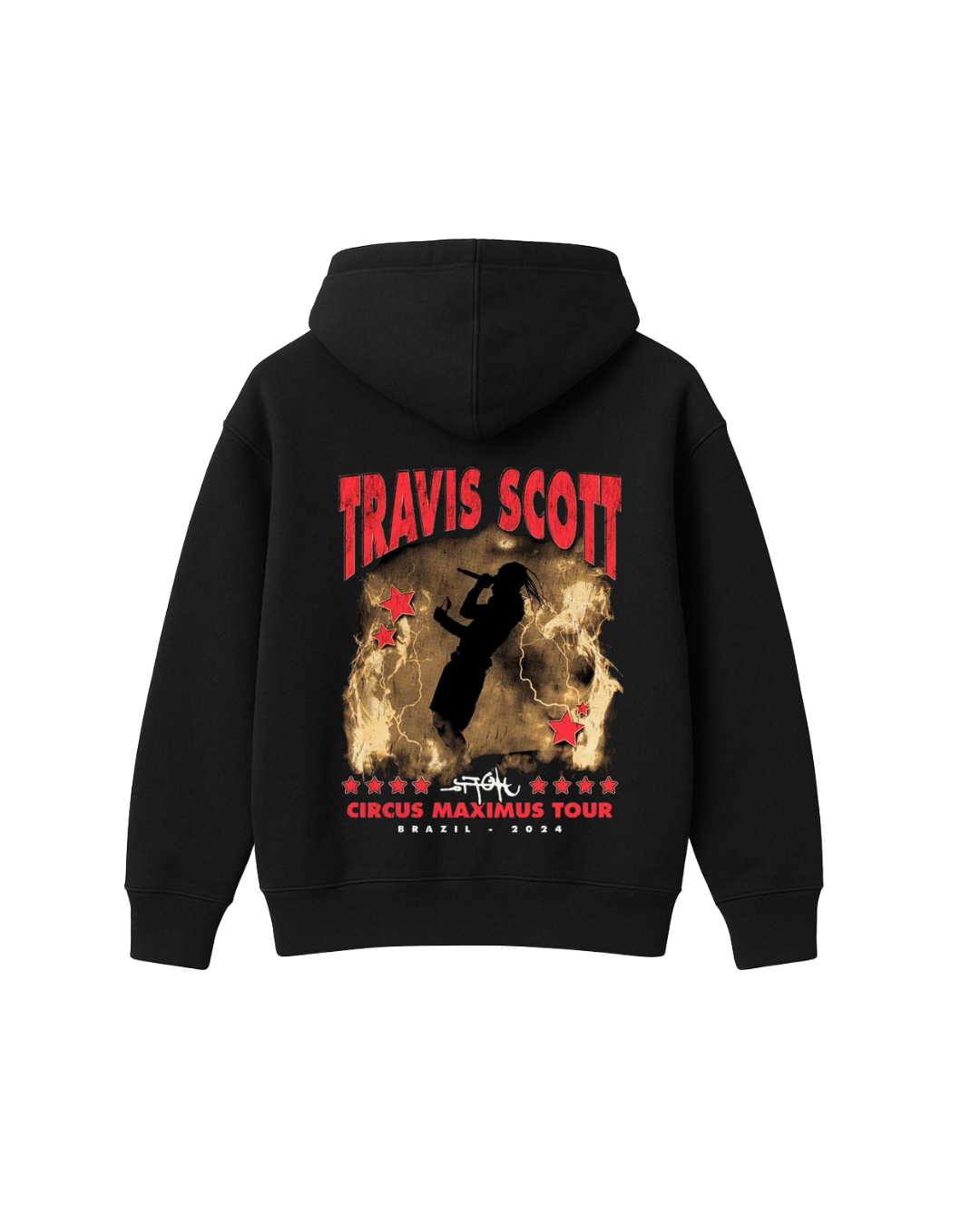 CIRCUS MAXIMUS TOUR HOODIE - BLACK