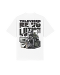 TELEVISED REVOLUTION GRAPHIC T-SHIRT - WHITE