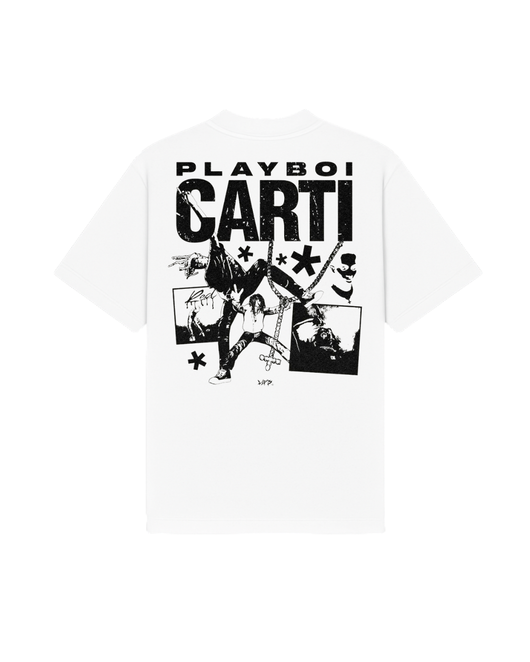 KING VAMP COLLAGE T-SHIRT - WHITE