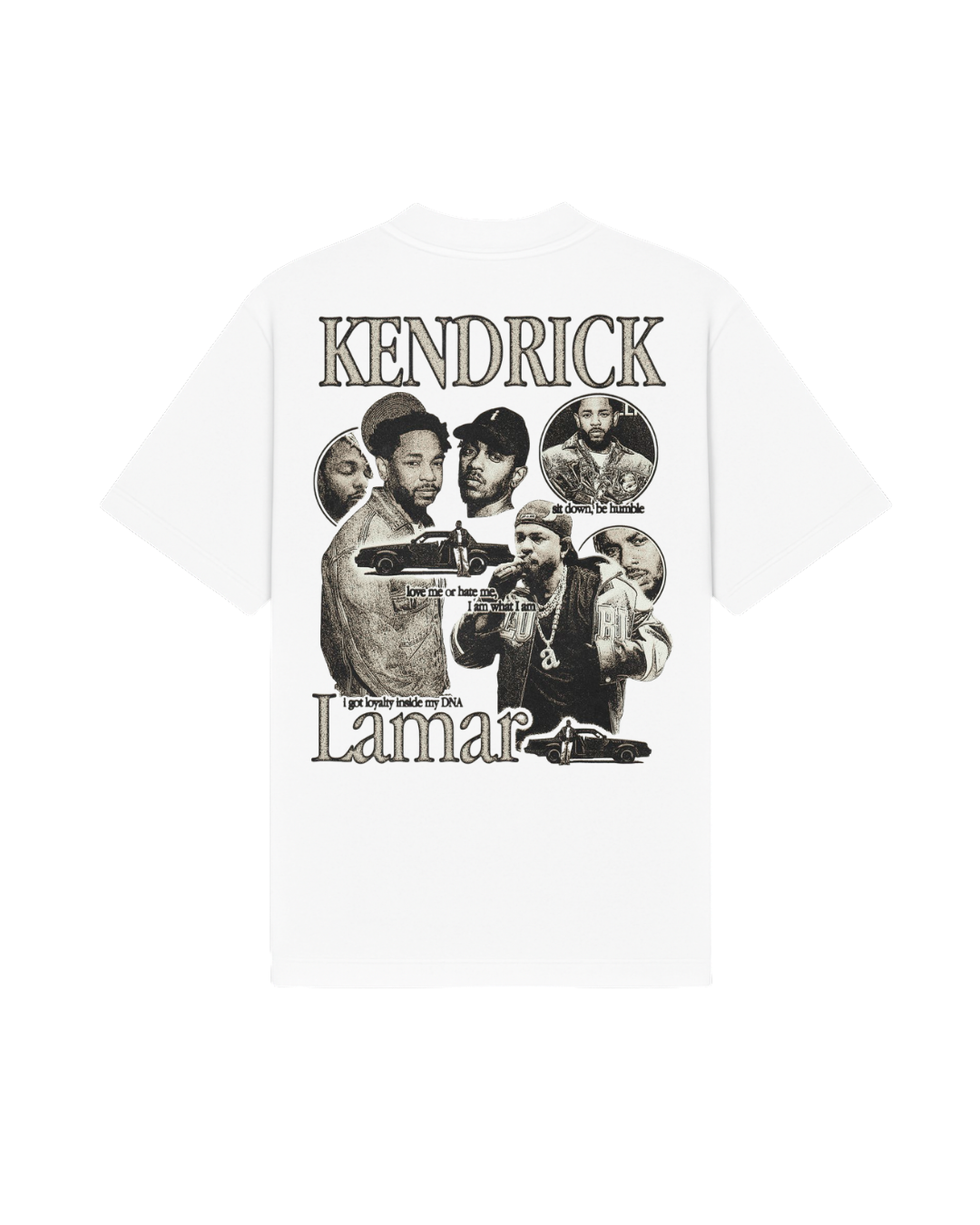 KENDRICK LAMAR LEGACY VINTAGE T-SHIRT - WHITE