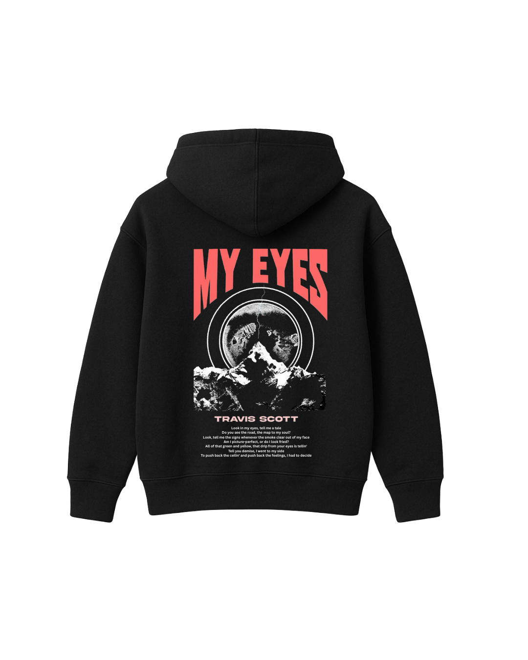 MY EYES HOODIE - BLACK