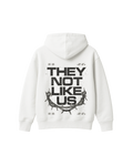 THEY NOT LIKE US HOODIE - WHITE