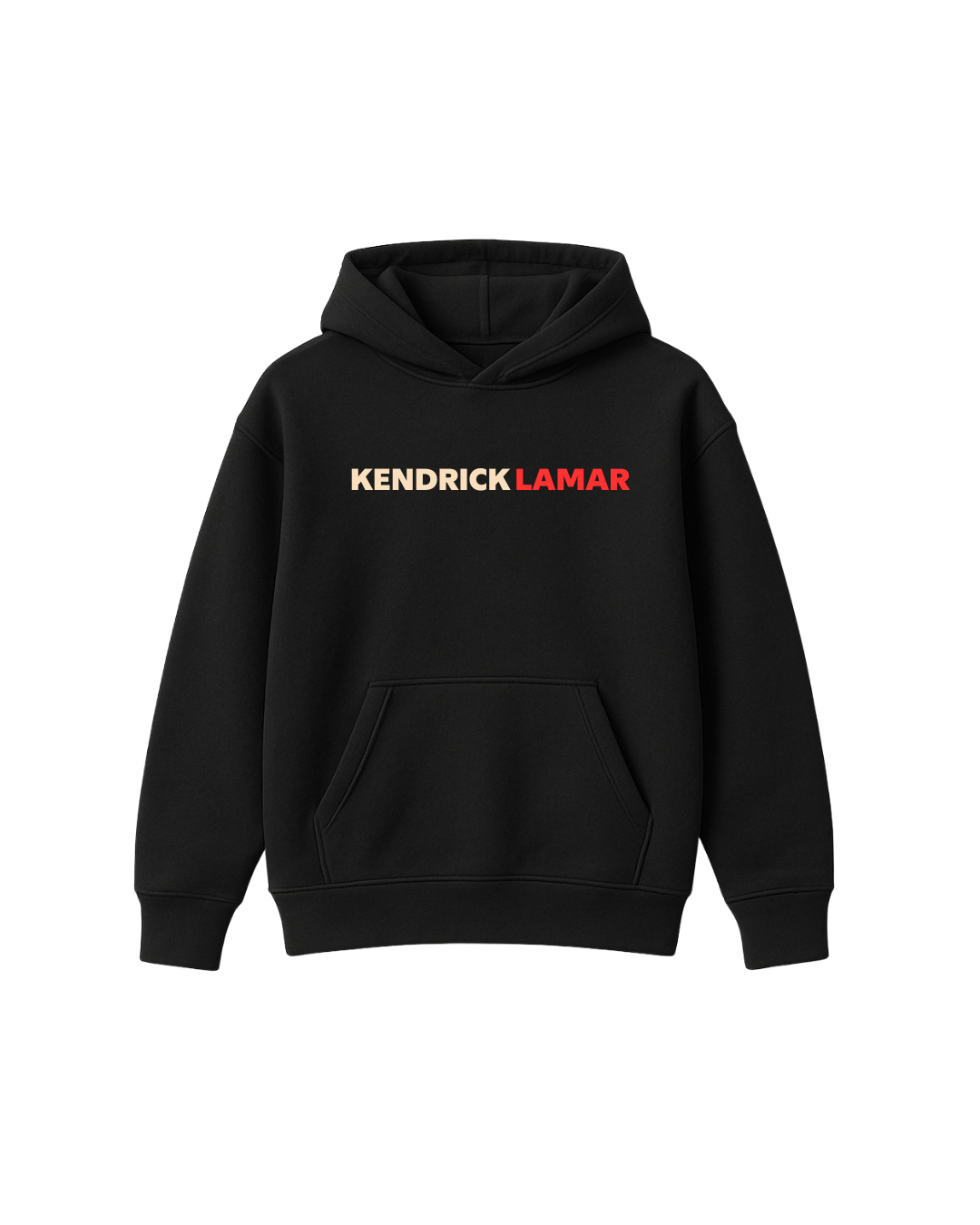 KENDRICK LAMAR VINTAGE DAMN HOODIE - BLACK