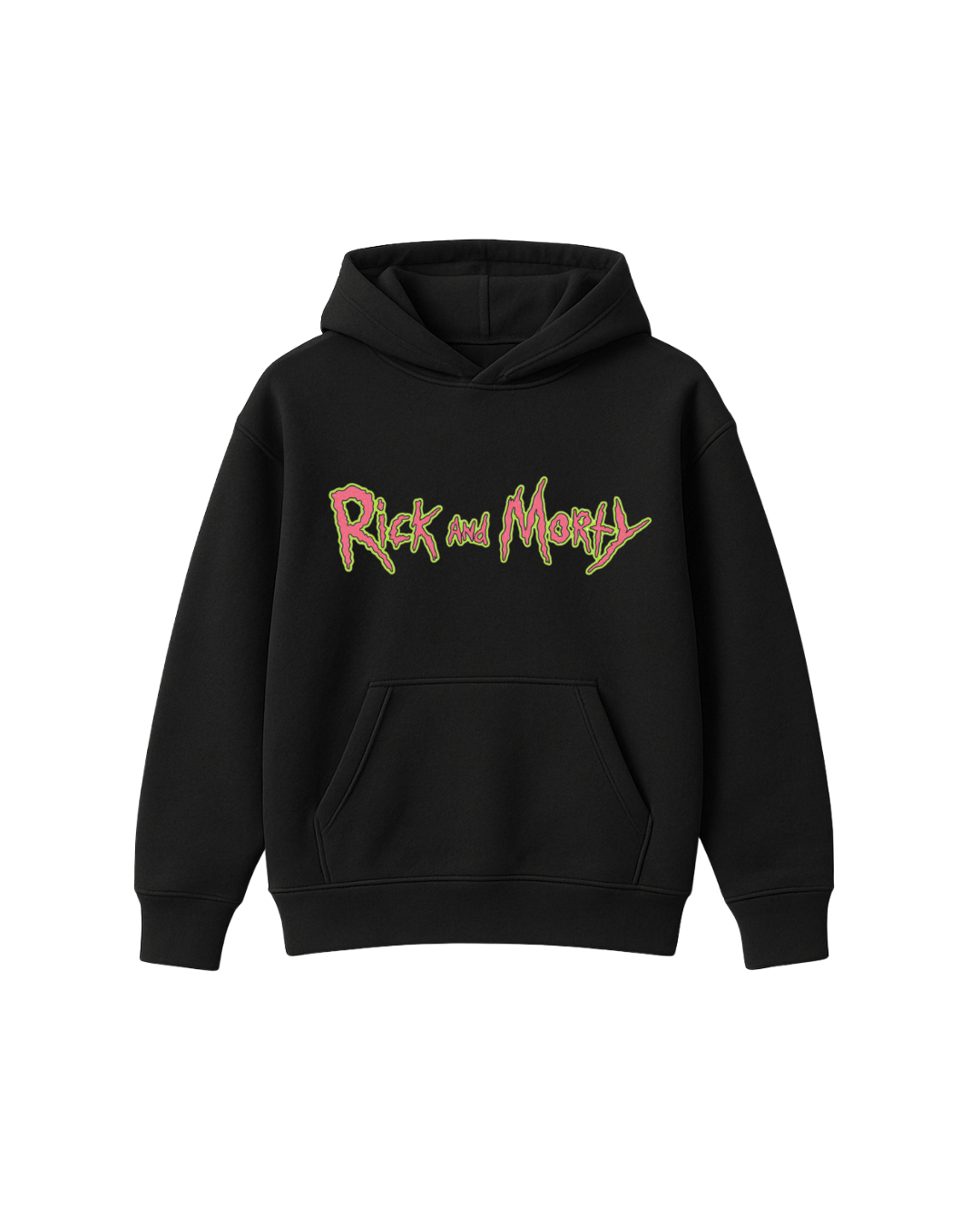 STAY HIGH PSYCHEDELIC RICK HOODIE - BLACK