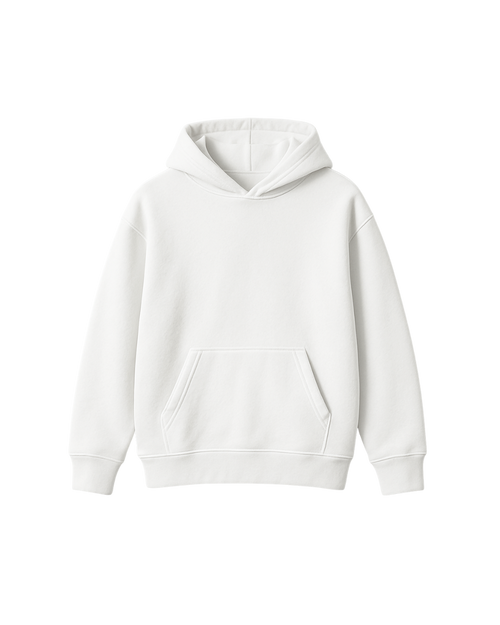ALWAYS LATE BUT WORTH THE WAIT HOODIE - WHITE
