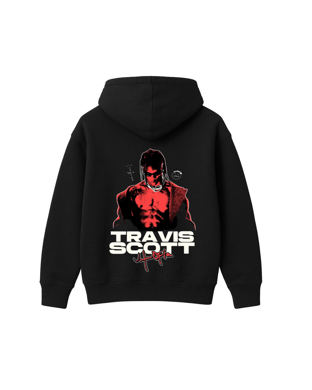 UTOPIA TRAVIS SCOTT HOODIE - BLACK