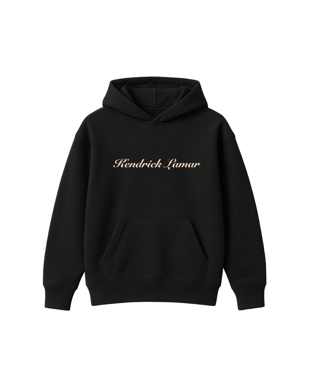 KENDRICK LAMAR SIGNATURE HOODIE - BLACK