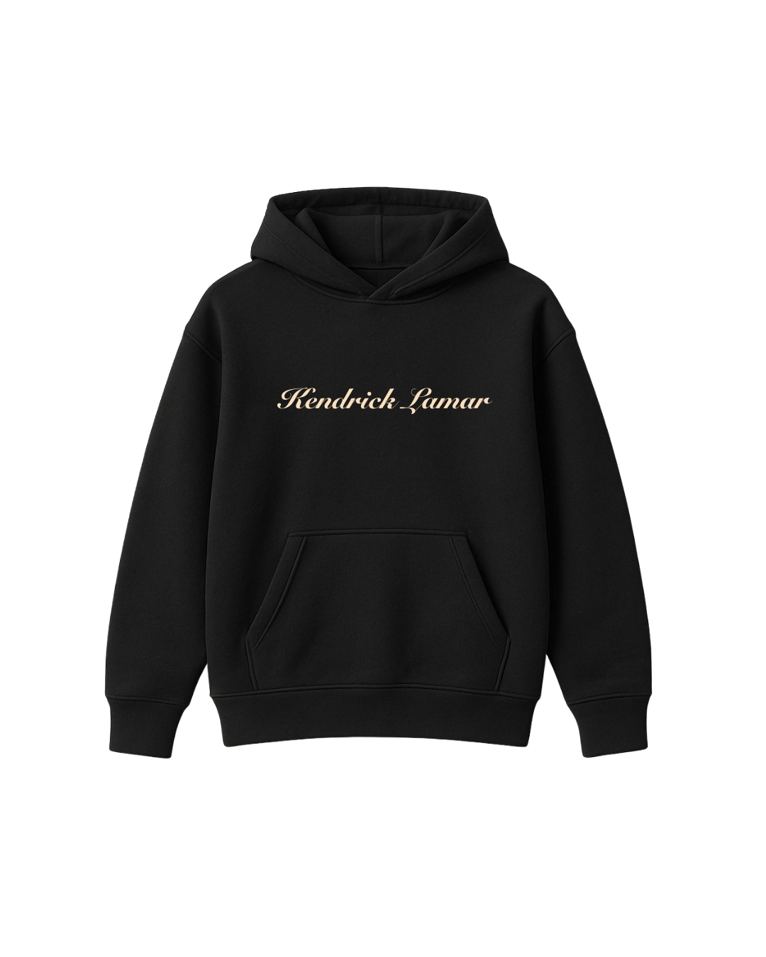 KENDRICK LAMAR SIGNATURE HOODIE - BLACK