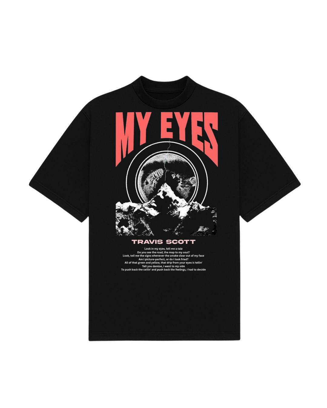 MY EYES T-SHIRT BLACK