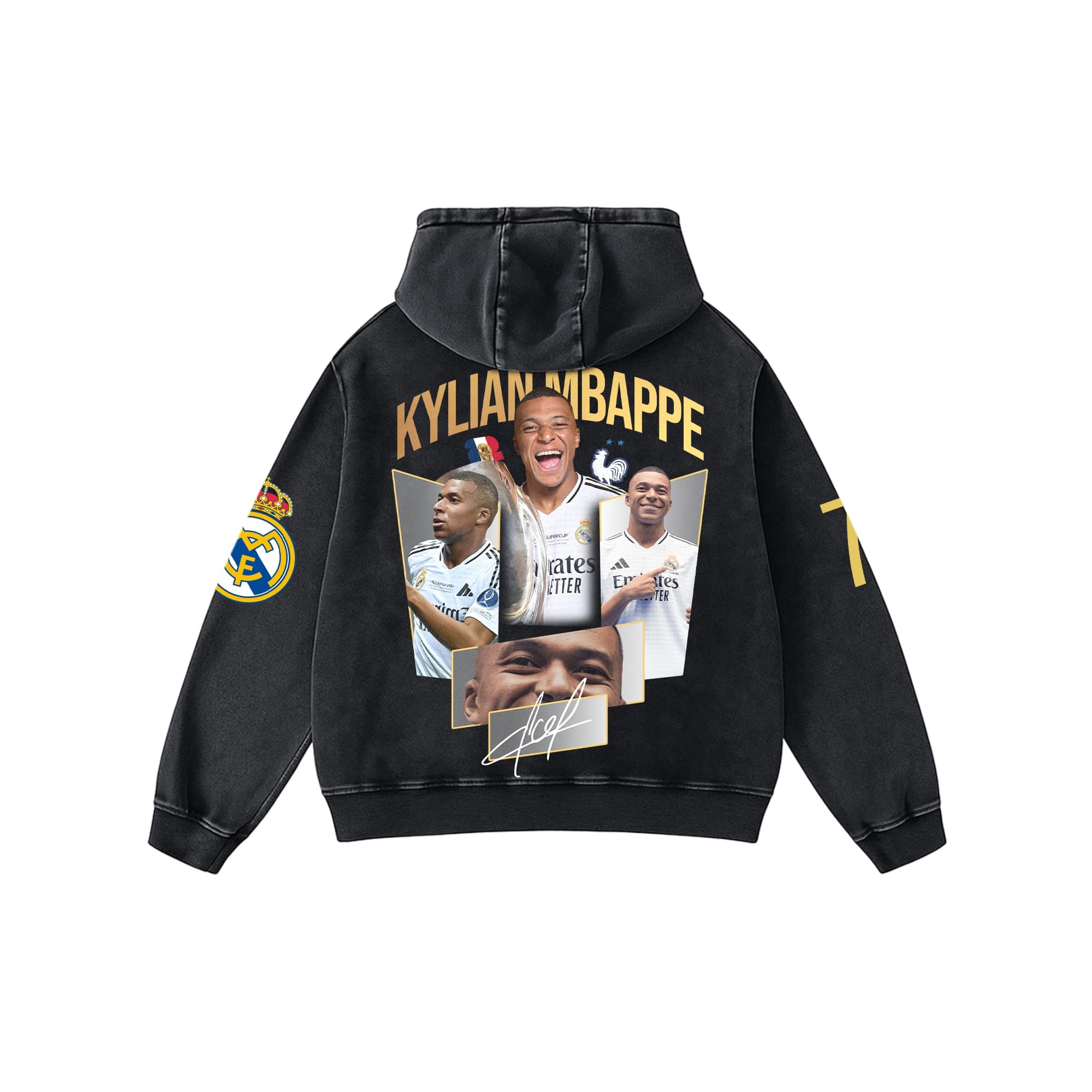 KYLIAN ACID WASH OVERSIZED HOODIE