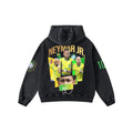 NEYMAR ACID WASH OVERSIZED HOODIE