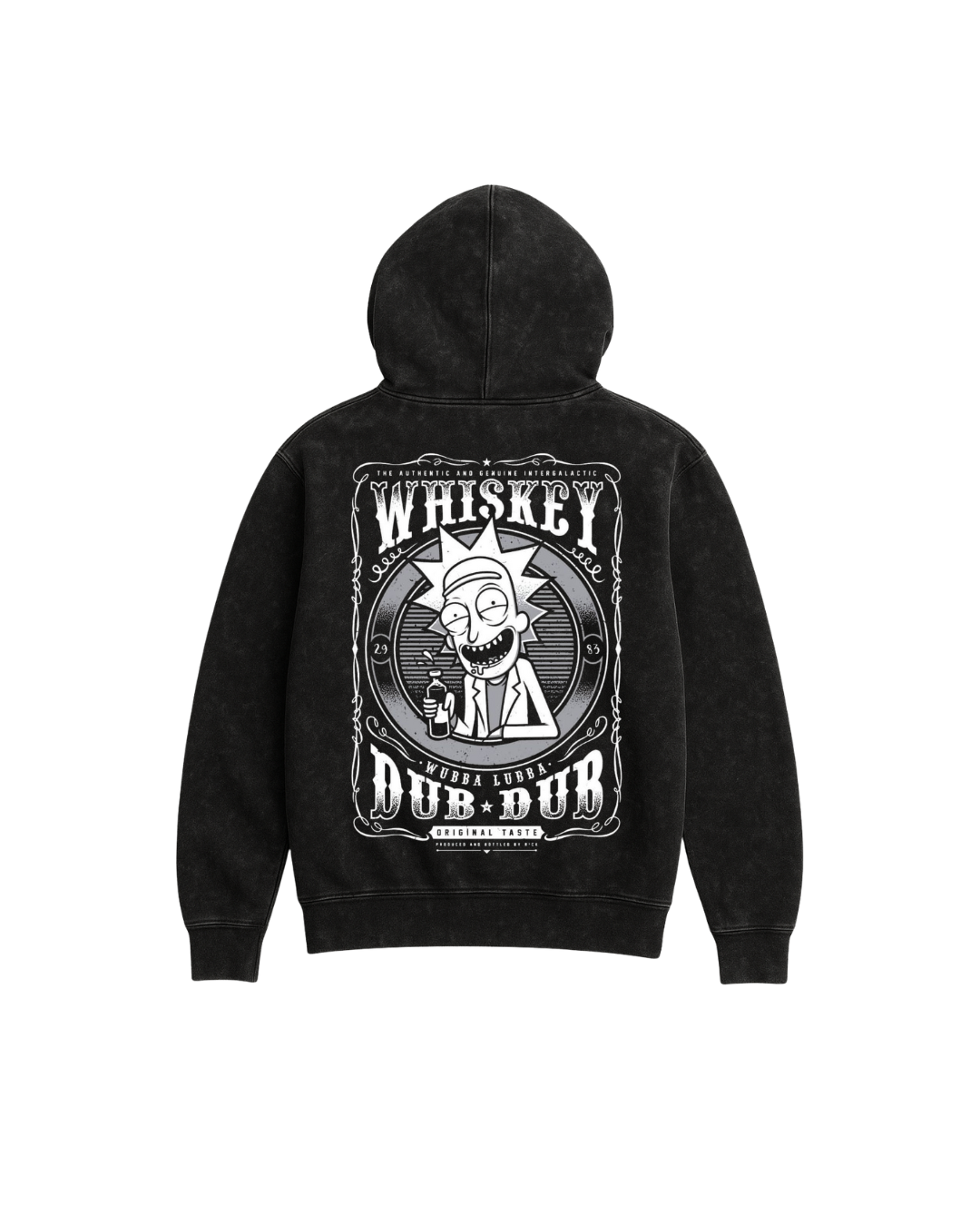 WHISKEY DUB-DUB VINTAGE RICK HOODIE - ACID WASH