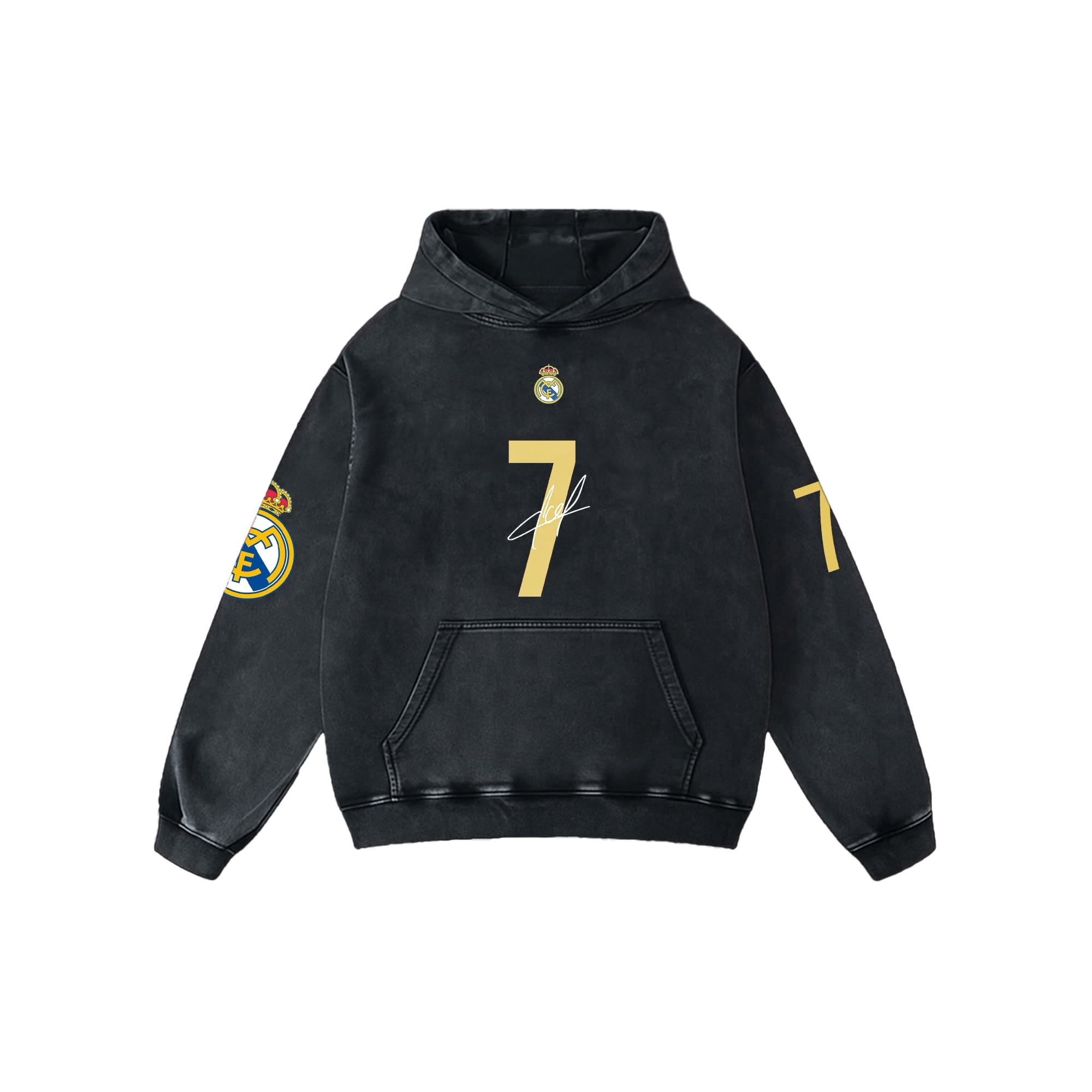 KYLIAN ACID WASH OVERSIZED HOODIE