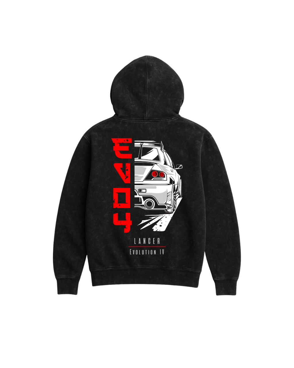 LANCER EVOLUTION IV ACID BACK HOODIE