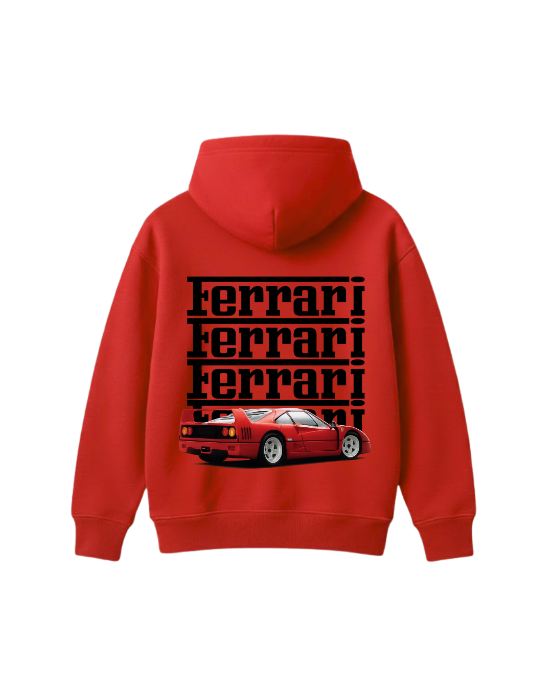 FERRARI RED HOODIE